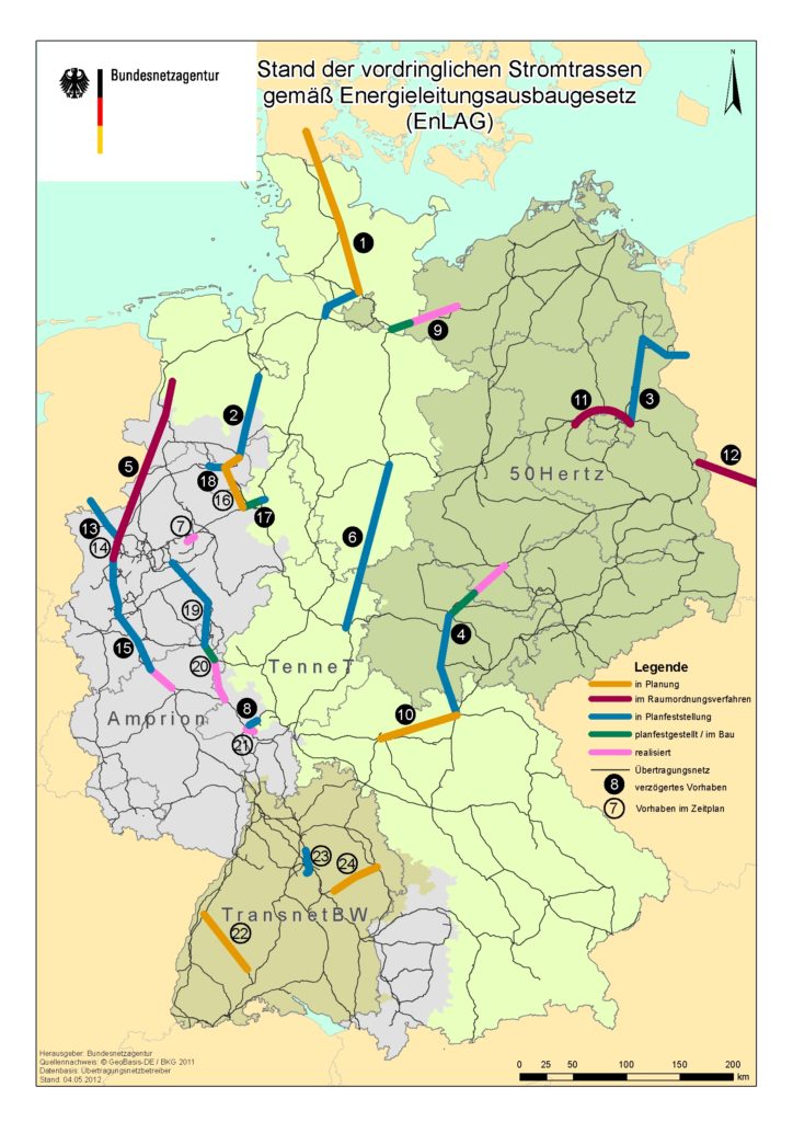Bundesnetzagentur kritisiert mangelndes Engagement beim Netzausbau