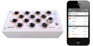 controme heizManager-Gateway und iPhone controme heizManager-Gateway und iPhone