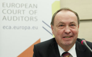 Harald Wögerbauer, Mitglied des europäischen Rechnungshofes auf der Pressekonferenz Harald Wögerbauer, Mitglied des europäischen Rechnungshofes auf der Pressekonferenz
