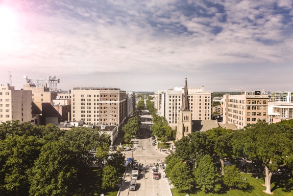 Wolken über der Stadt