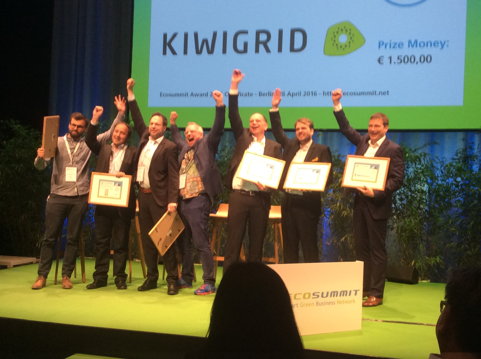 Startups im Ecosummit 2016 Award