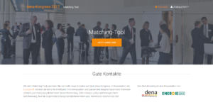 Matching-Tool dena-Kongress 2017