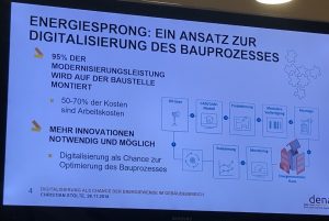 Energiesprong Digitalisierung Gebäude dena Energiewende Kongress 2018