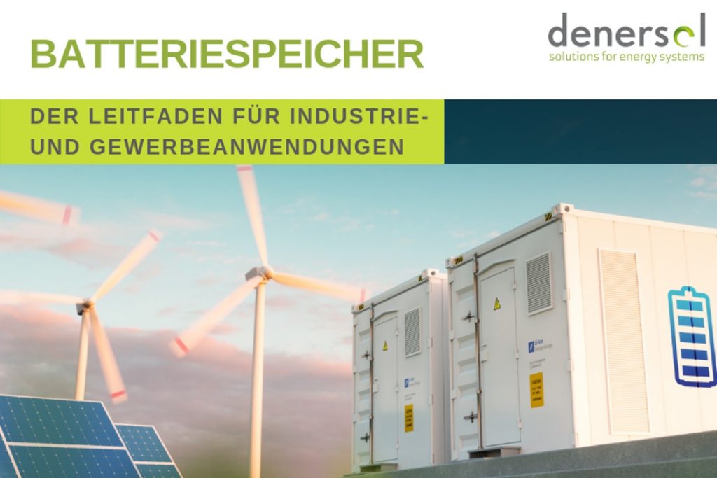 Leitfaden Batterispeicher in Industrie und Gewerbe