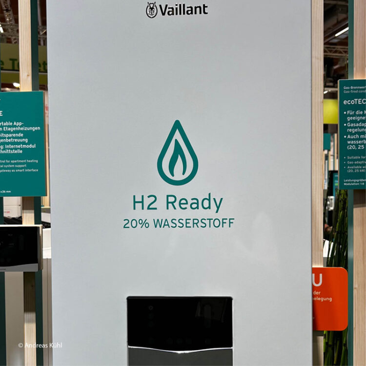 Gas-Brennwertkessel, H2-Ready, von Vaillant auf der ISH 2023