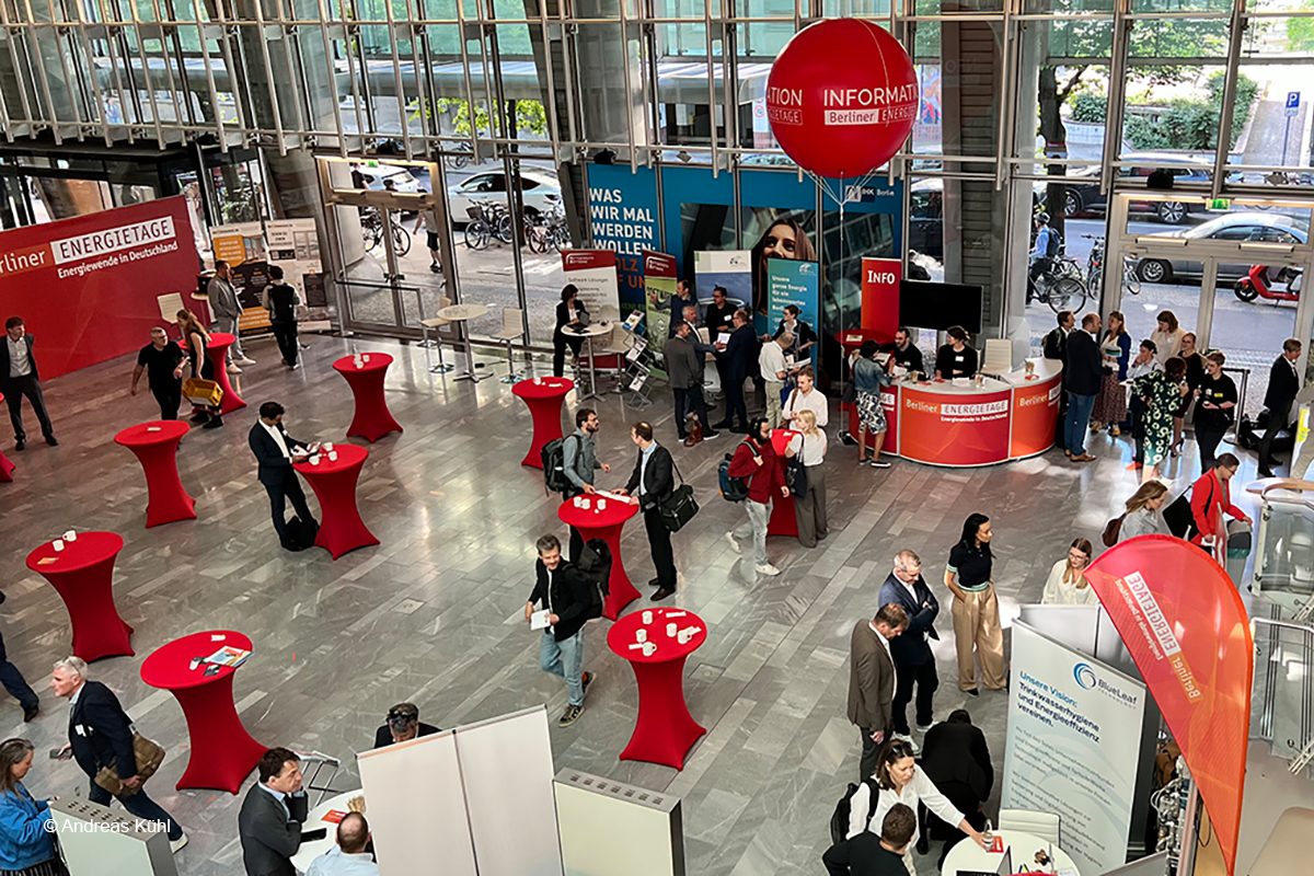 Berliner Energietage 2025, das Foyer
